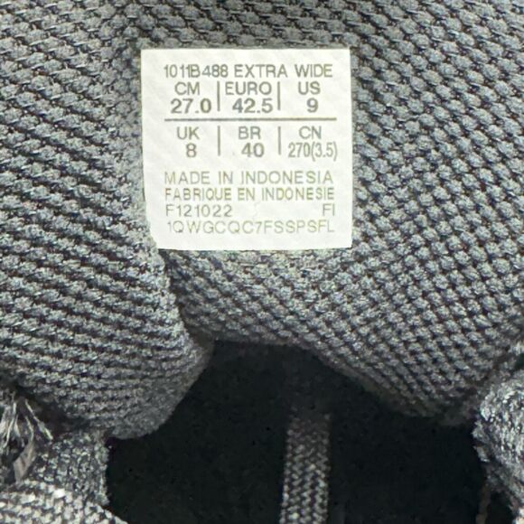 Asics GEL Venture 9 Men's Size 9 Extra Wide Trail Running Shoes Sneakers Black - Picture 13 of 13